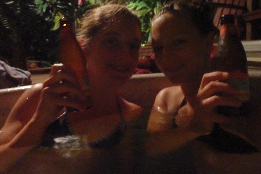 Parce qu'un hot tub apr§s une soirée déguisée ça fait toujours du bien :-)