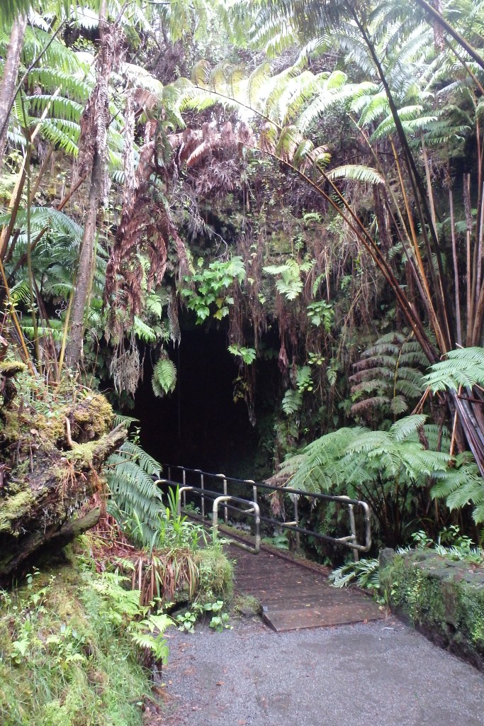 L'entrée du tube de lave