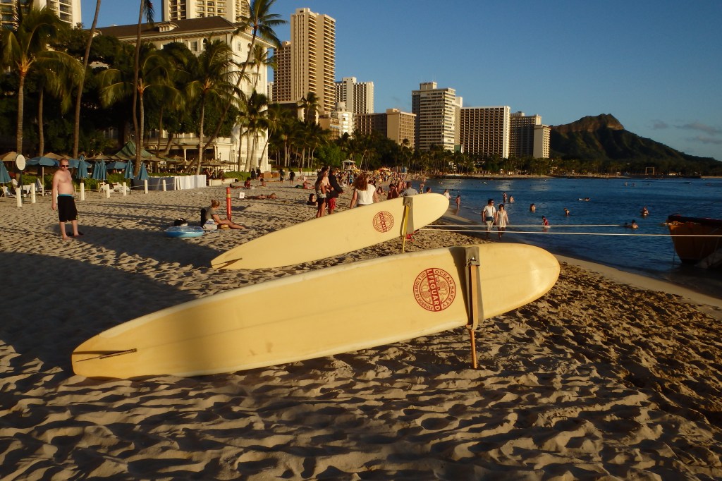 La plage de Waikiki