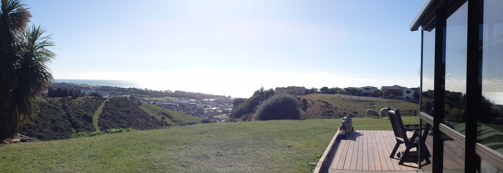 Pas étonnant que les moutons aiment venir profiter de cette vue