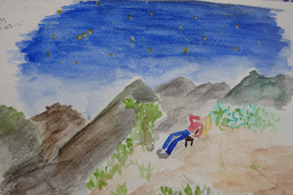 It's good to be able to look at the stars